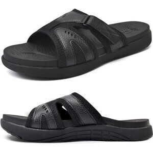 COFACE Mens Sport Recovery Sandals Plantar Fasciitis Soft Cushion Lightweight